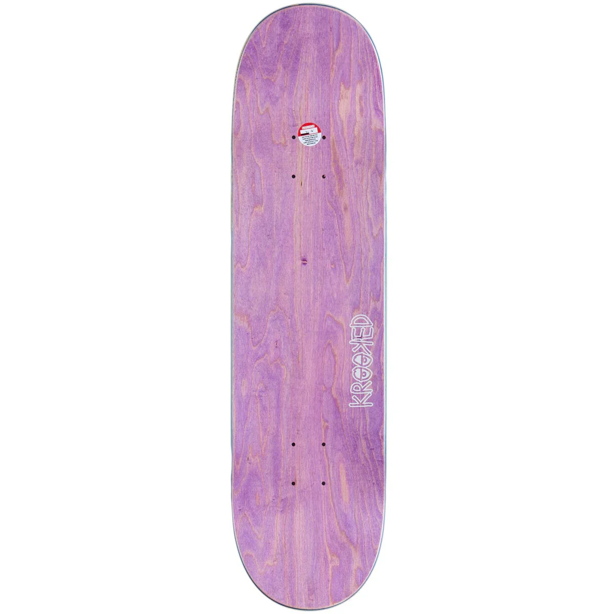 Krooked Eyes Easy Rider Skateboard Deck - Green - 8.25" - Image 2