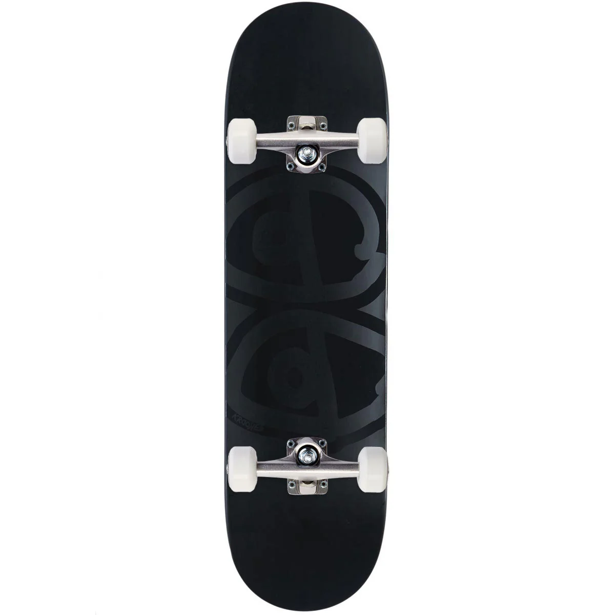 Krooked Eyes Skateboard Complete - Black - 8.50"