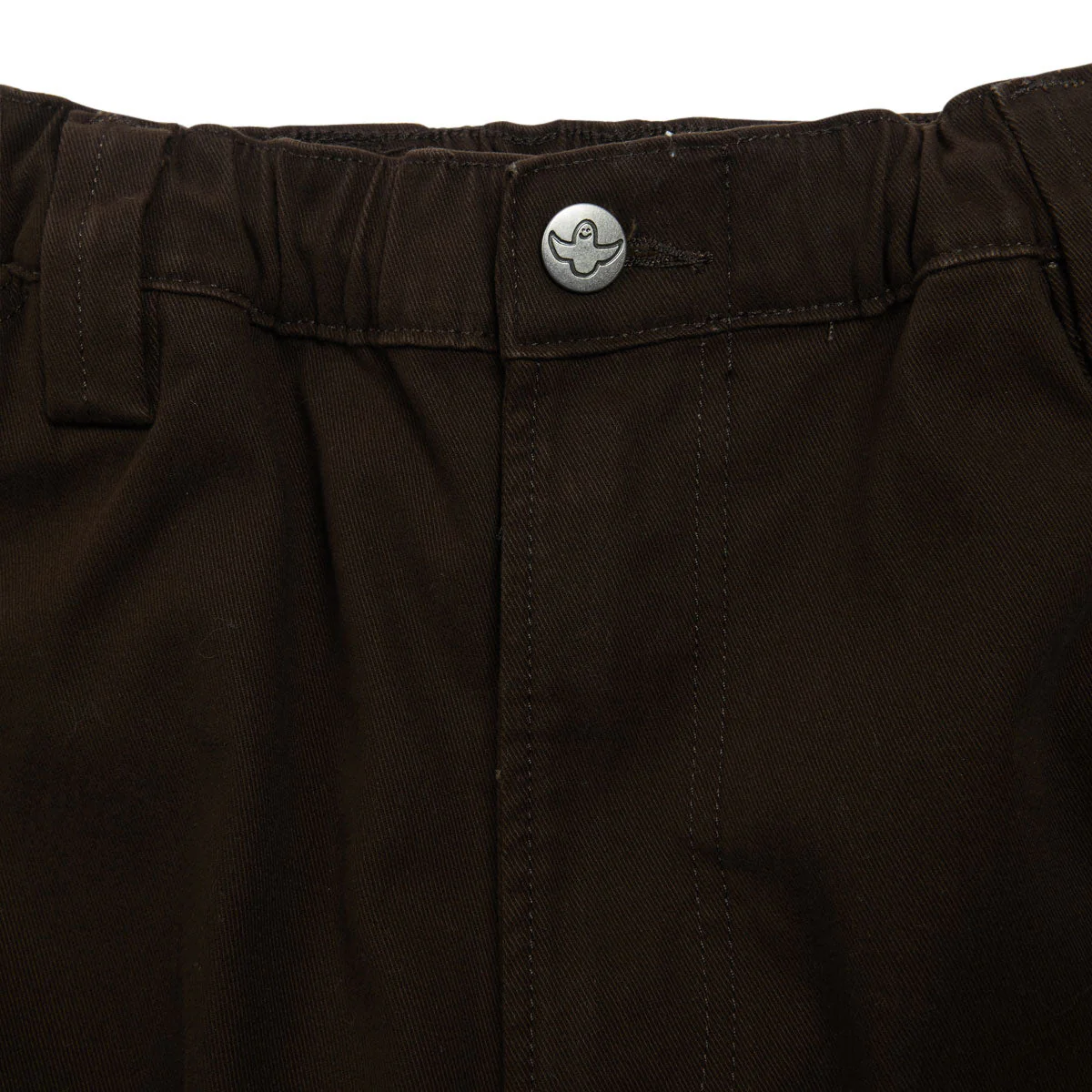Krooked Eyes Twill Shorts - Brown - Image 5