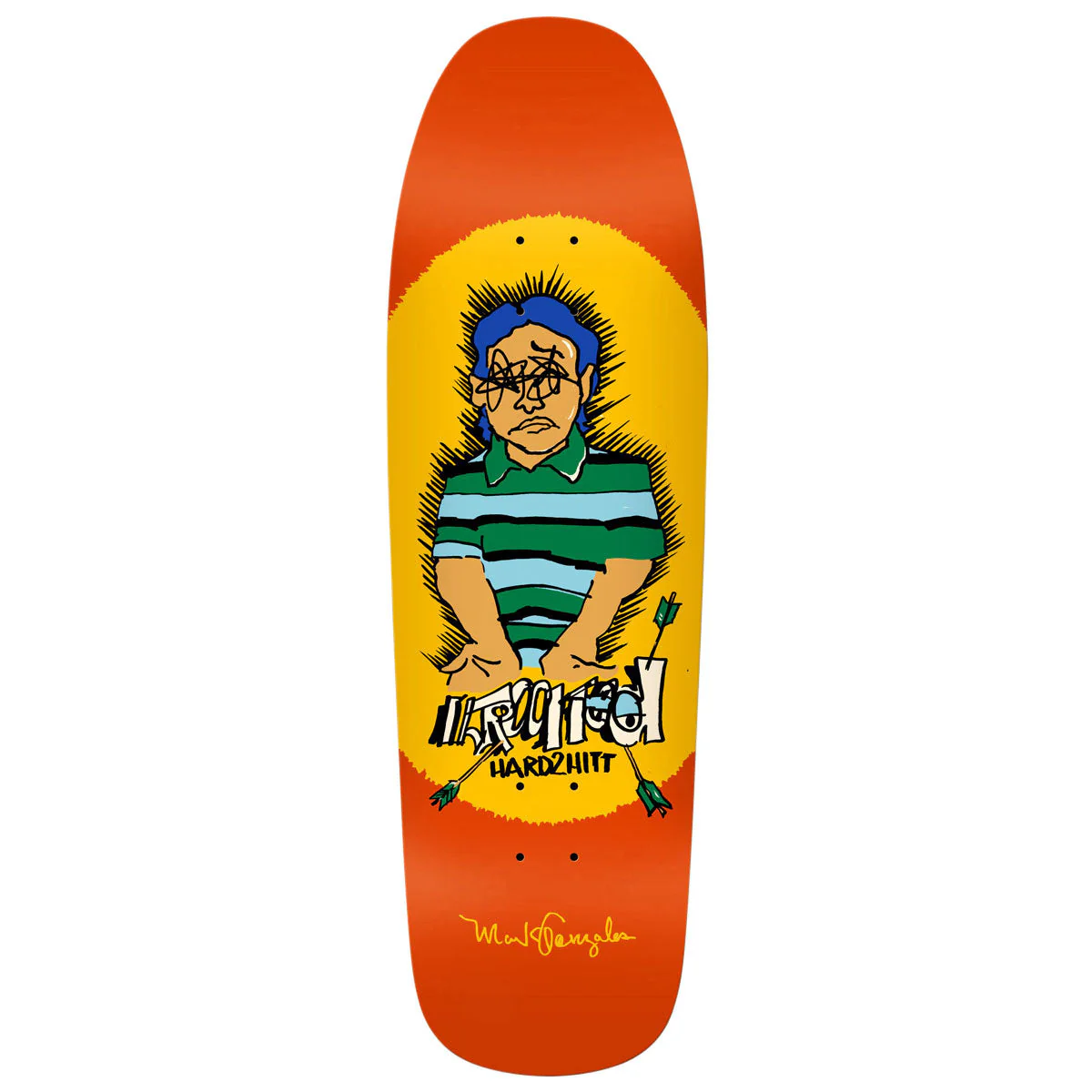 Krooked Gonz Hard2IHTT Skateboard Deck - 9.81"