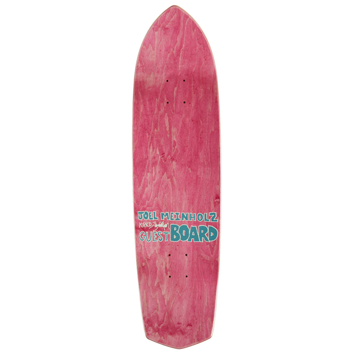 Krooked Joel Meinholz Guest Pro Zig Zagger Skateboard Deck - Light Blue - 8.62" - Image 2