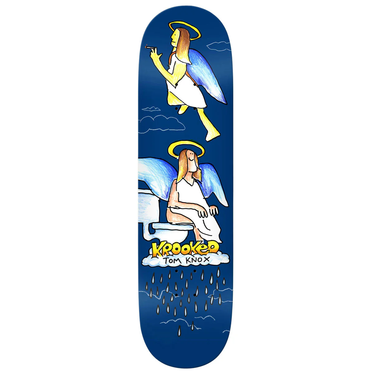 Krooked Knox Angel Skateboard Deck - 8.50"