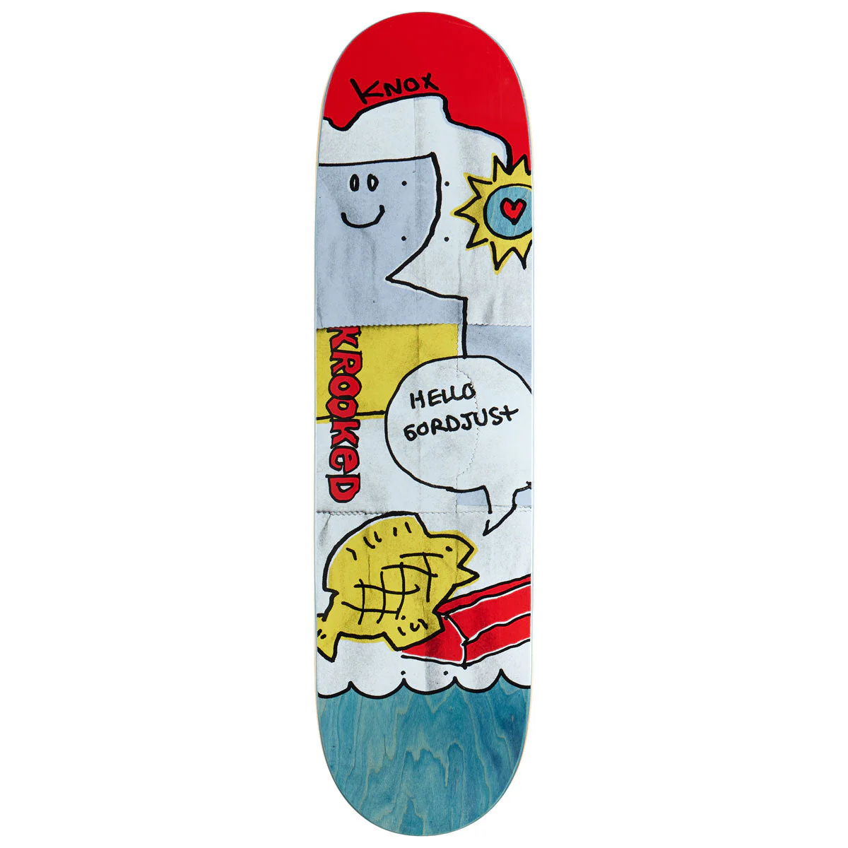 Krooked Knox Gordjust Skateboard Deck - 8.50"