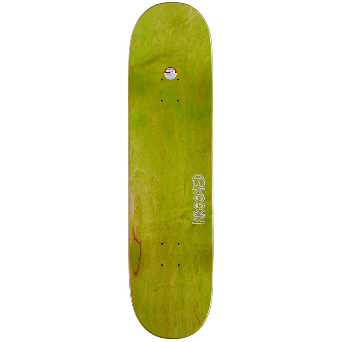 Krooked Manderson Just Caus Skateboard Deck - Blue - 8.38" - Image 2