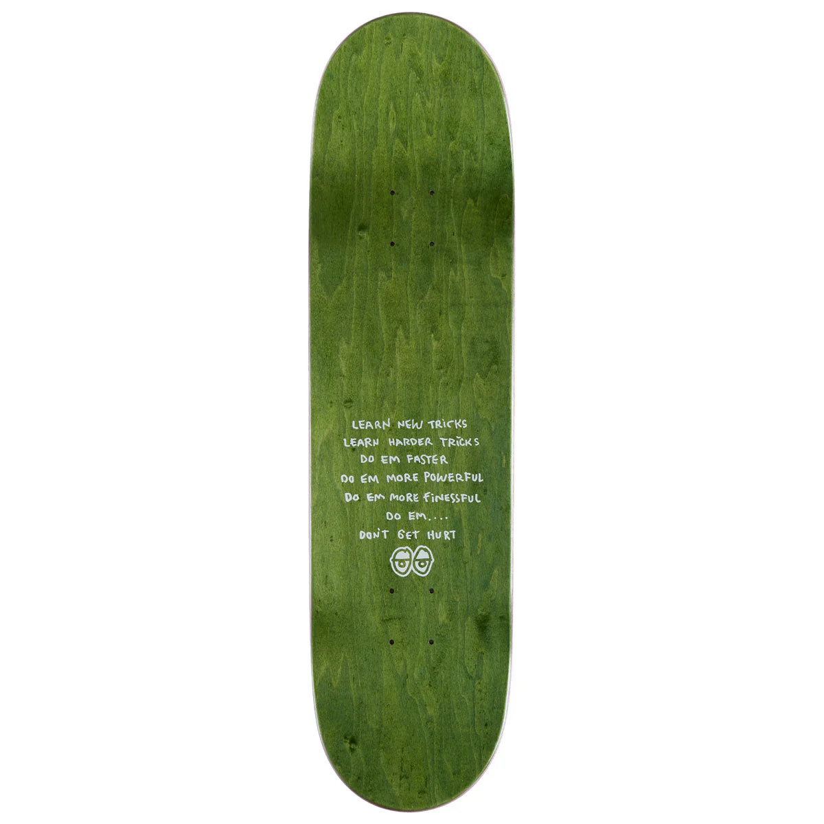 Krooked Sam Green Sam Skateboard Deck - Green - 8.50" - Image 2