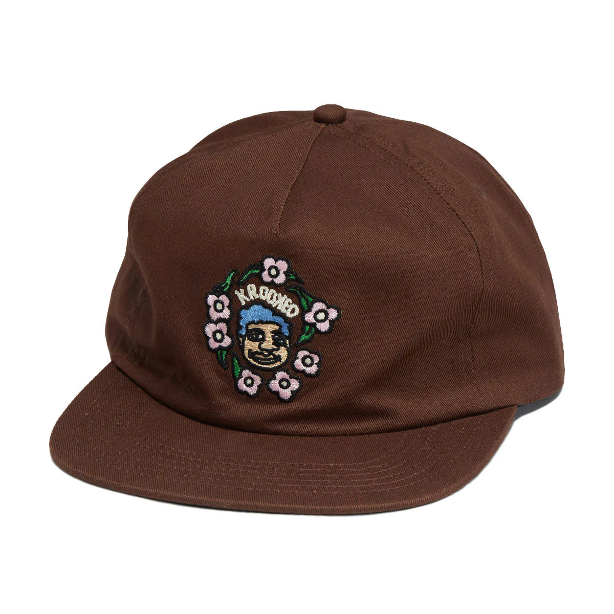 Krooked Sweatpants Redux Snapback Hat - Brown