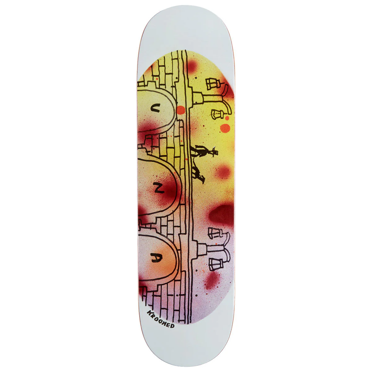 Krooked Una's Bridge Skateboard Deck - 8.50"