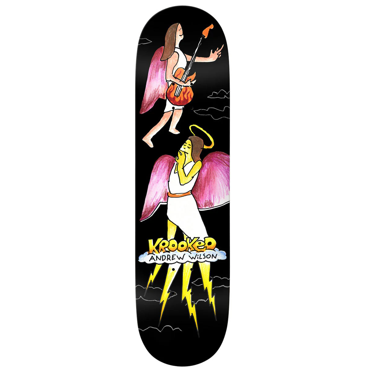 Krooked Wilson Angel True Fit Skateboard Deck - 8.25"