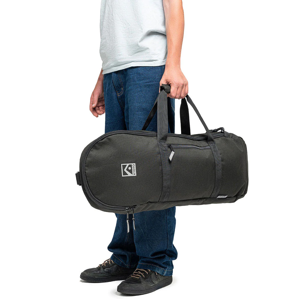 Kyoto SB Base Bag - Khaki/Navy/Orange - Image 5