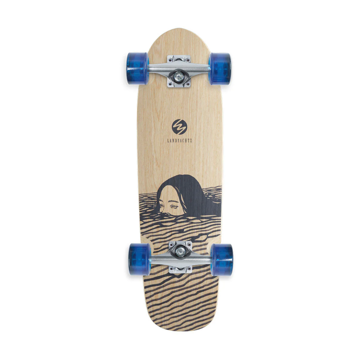 Landyachtz Dinghy Classic Fender Midnight Dip Longboard Cruiser Complete