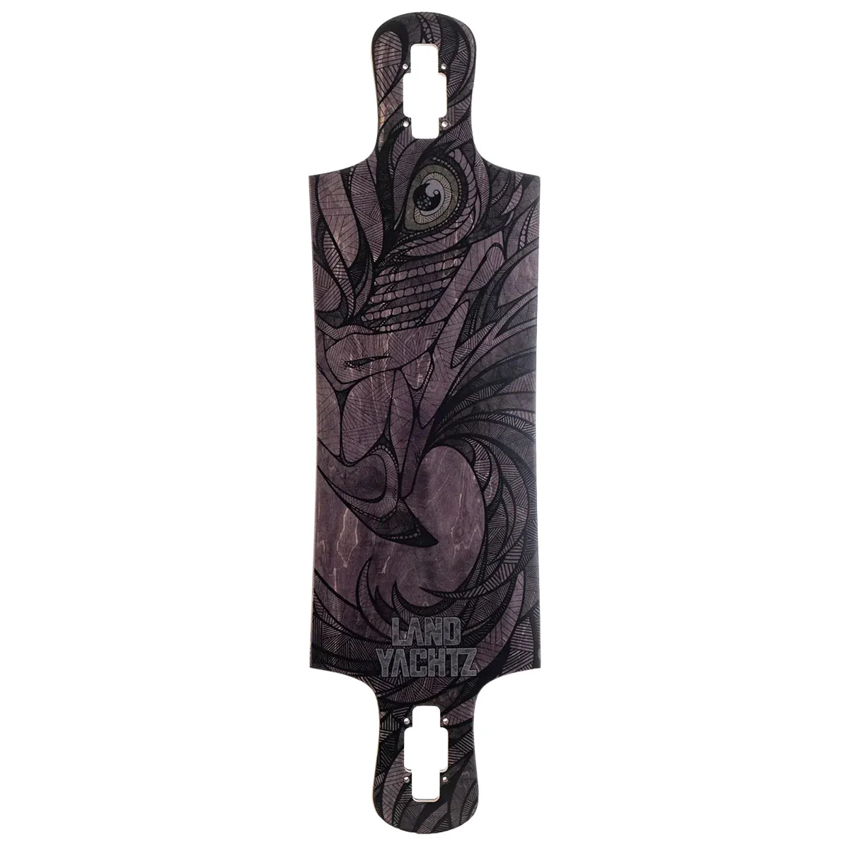 Landyachtz Drop Hammer Black Eagle Longboard Deck