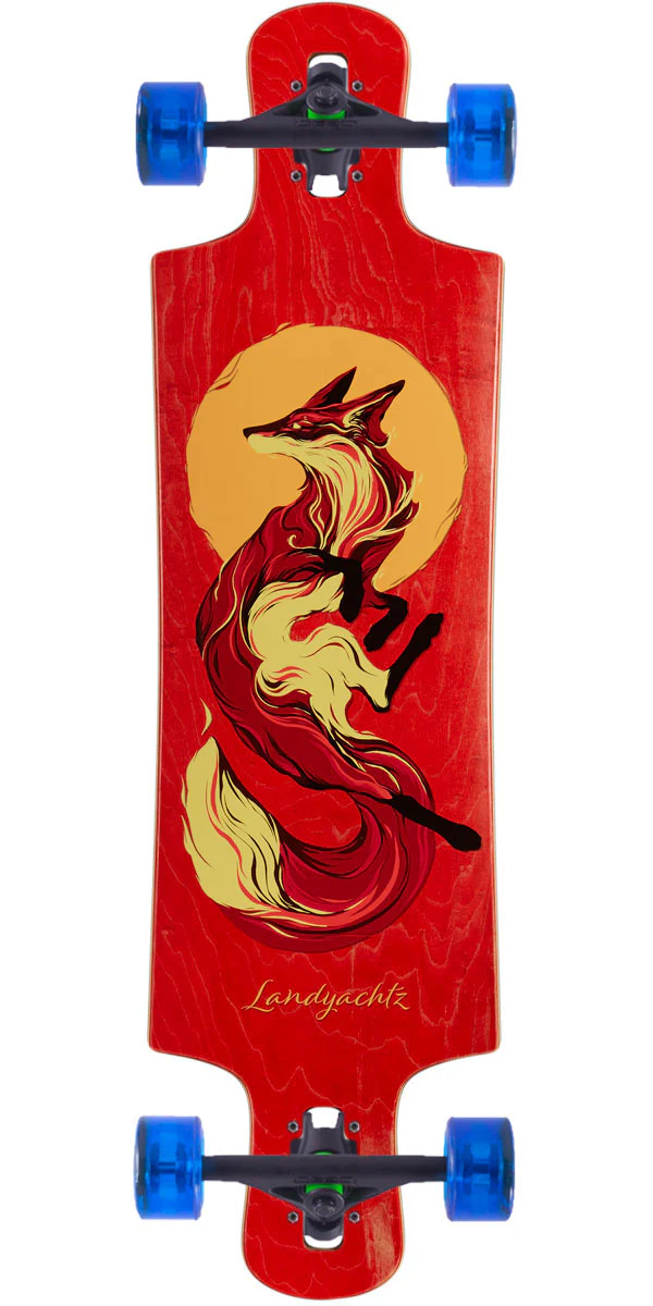 Landyachtz Drop Hammer Longboard Complete - Sun Fox