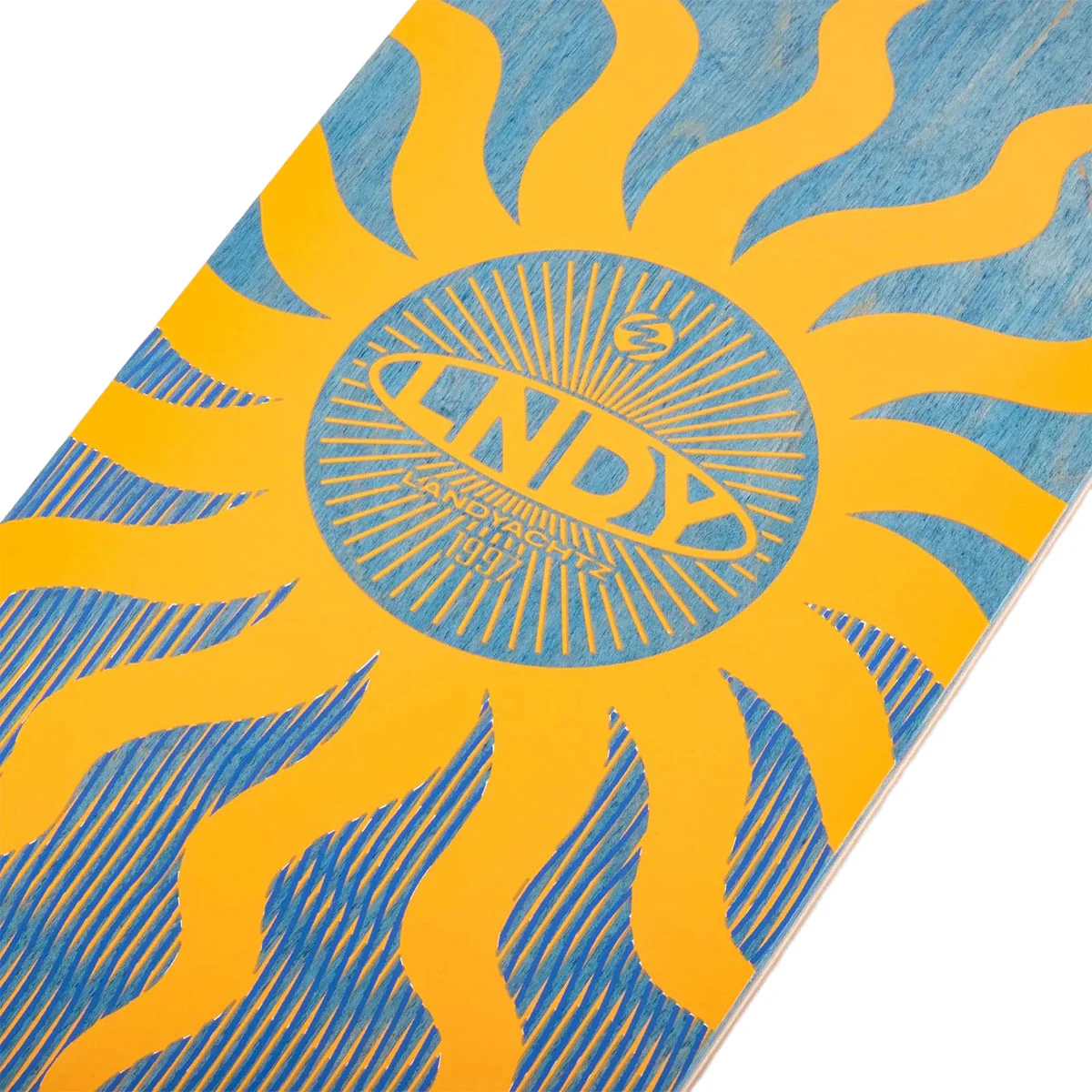 Landyachtz Rally Kitty Sun Jam Longboard Cruiser Complete - Image 3