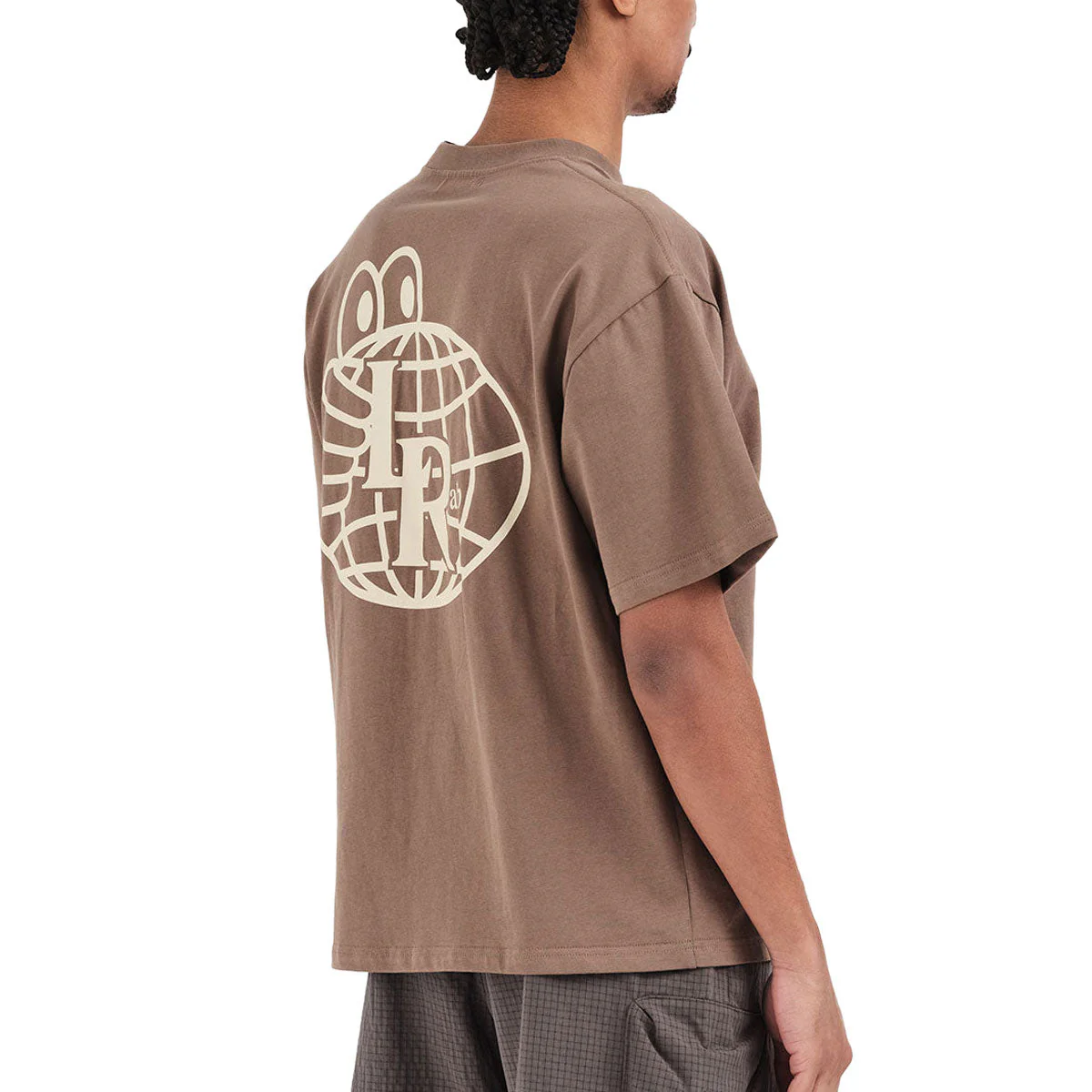 Last Resort AB Atlas Mono T-Shirt - Washed Brown/Beige - Image 4
