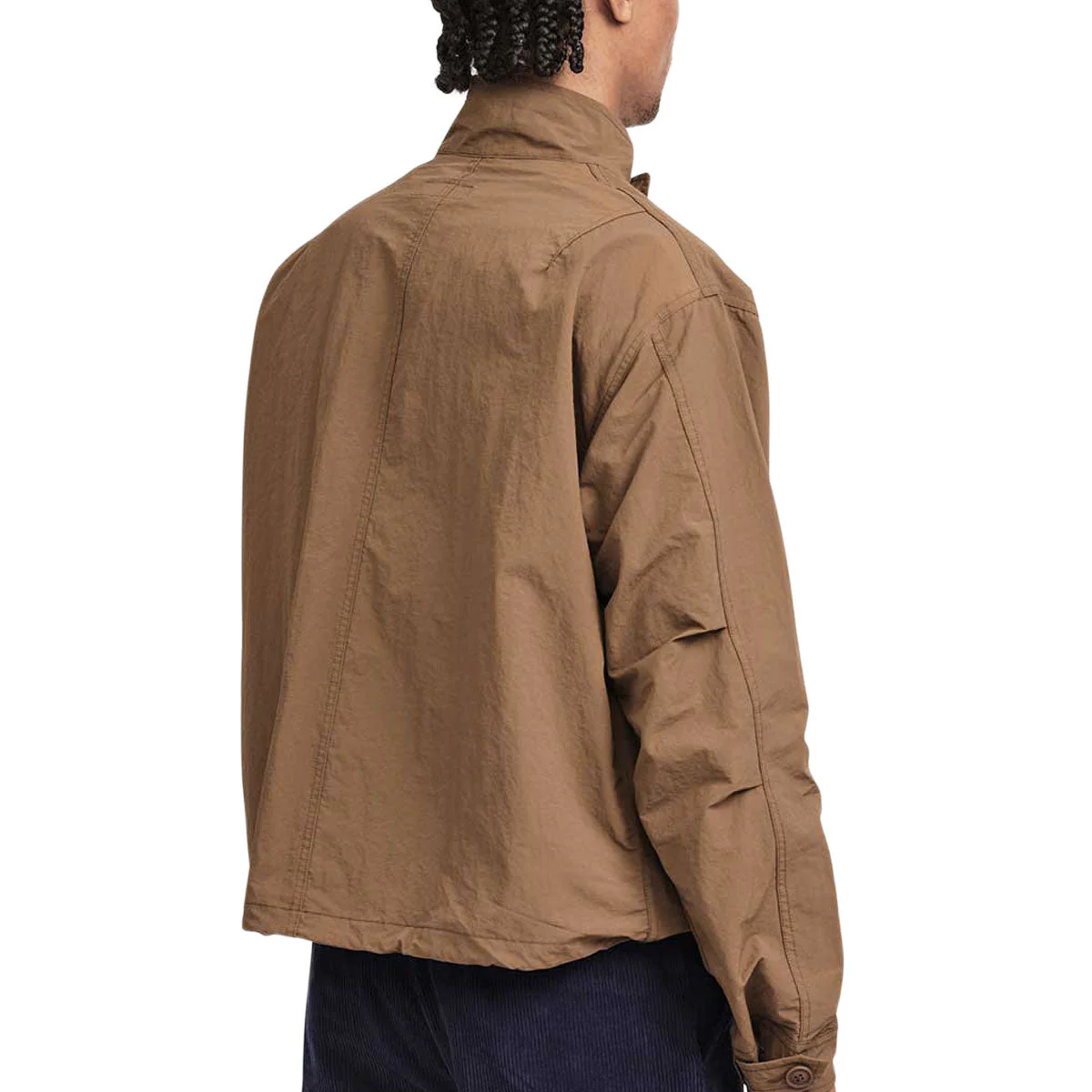 Last Resort AB Cropped Parka Jacket - Brown Khaki - Image 2