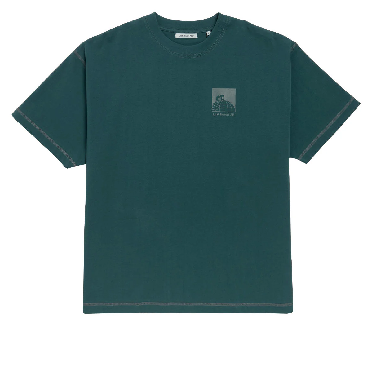 Last Resort AB Little AB Flatlock T-Shirt - Dark Teal
