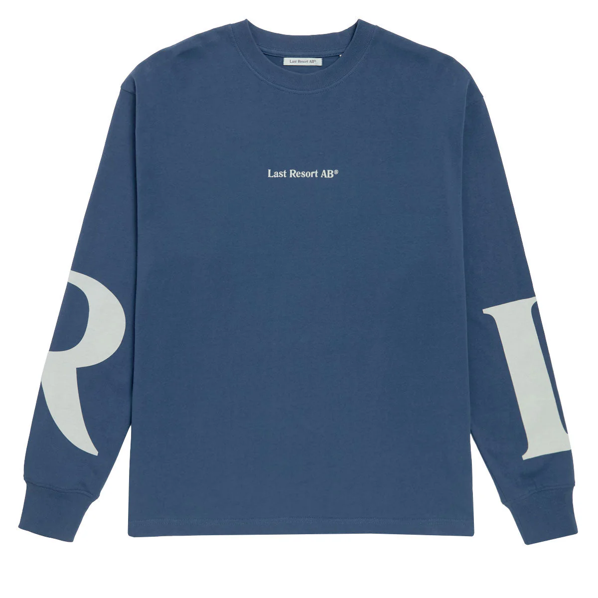 Last Resort AB Long Sleeve T-Shirt - Mid Blue