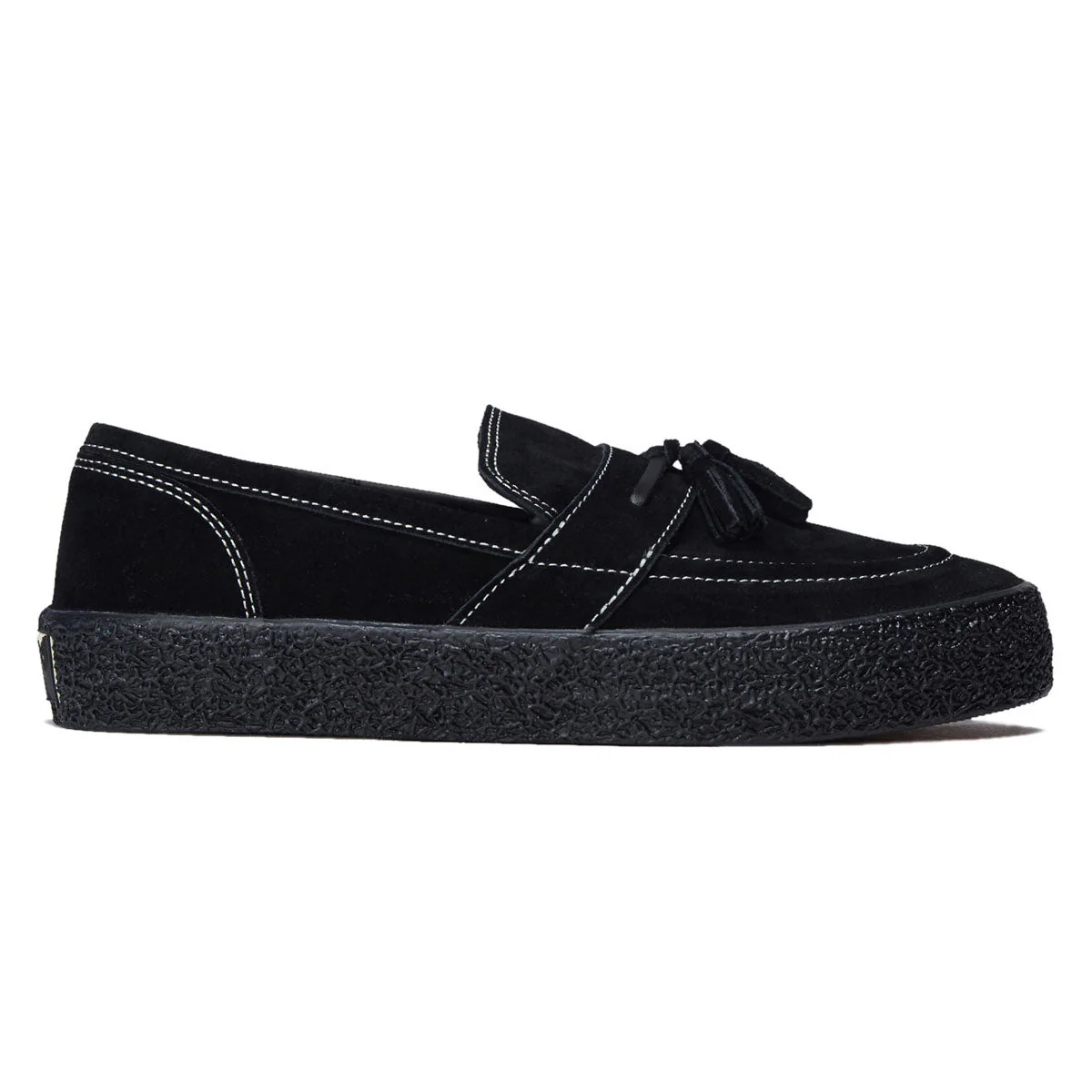 Last Resort AB VM005 Loafer Shoes - Black/Black/White Stitch