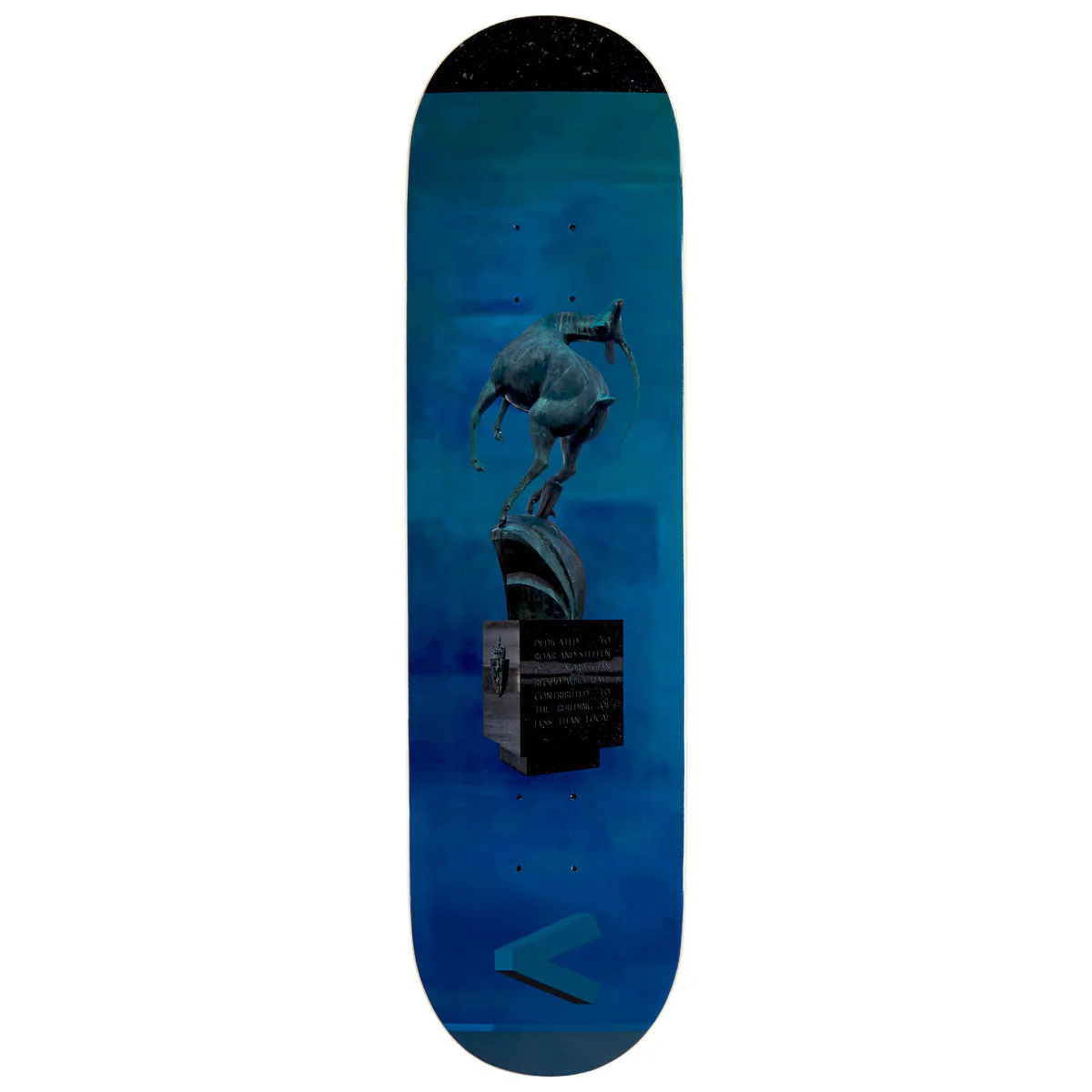 Less Than Local Austerheim x Kolnes Goat and Lion Skateboard Deck - 8.25"