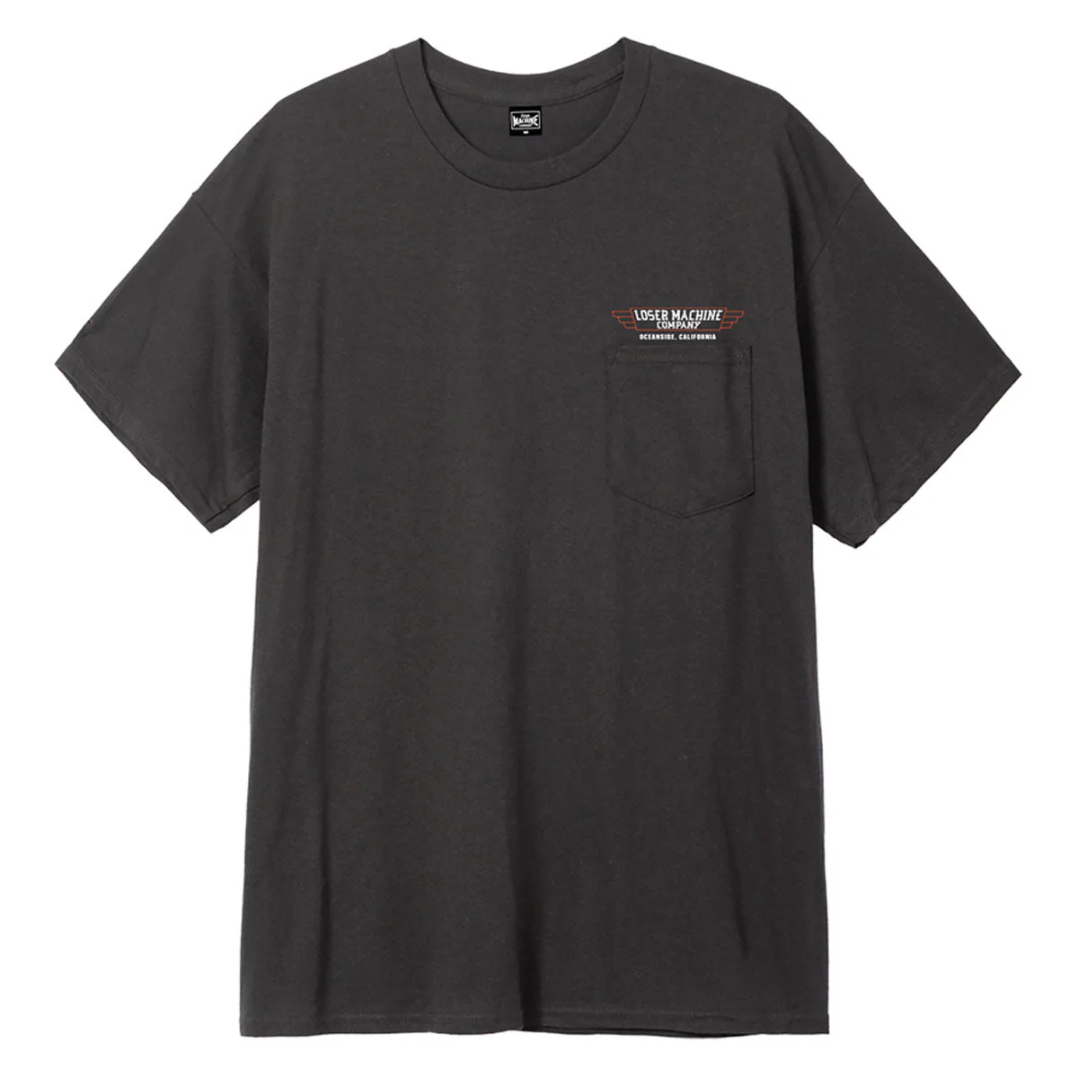 Loser Machine Fly Wheel Pocket T-Shirt - Black