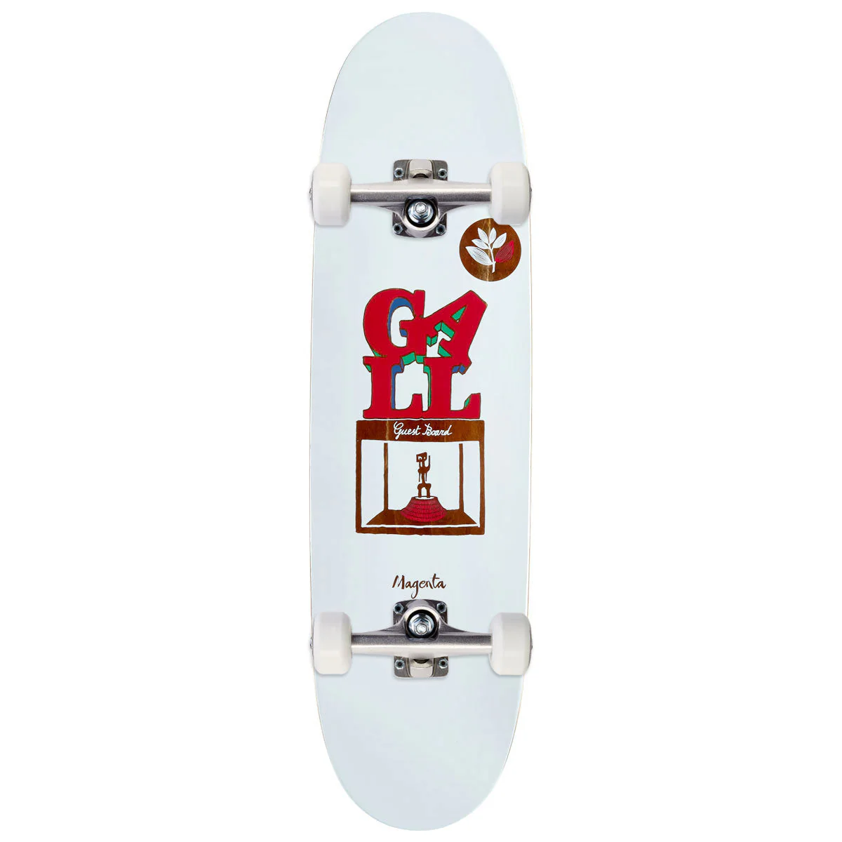 Magenta Fred Gall Guest Skateboard Complete - 8.25"
