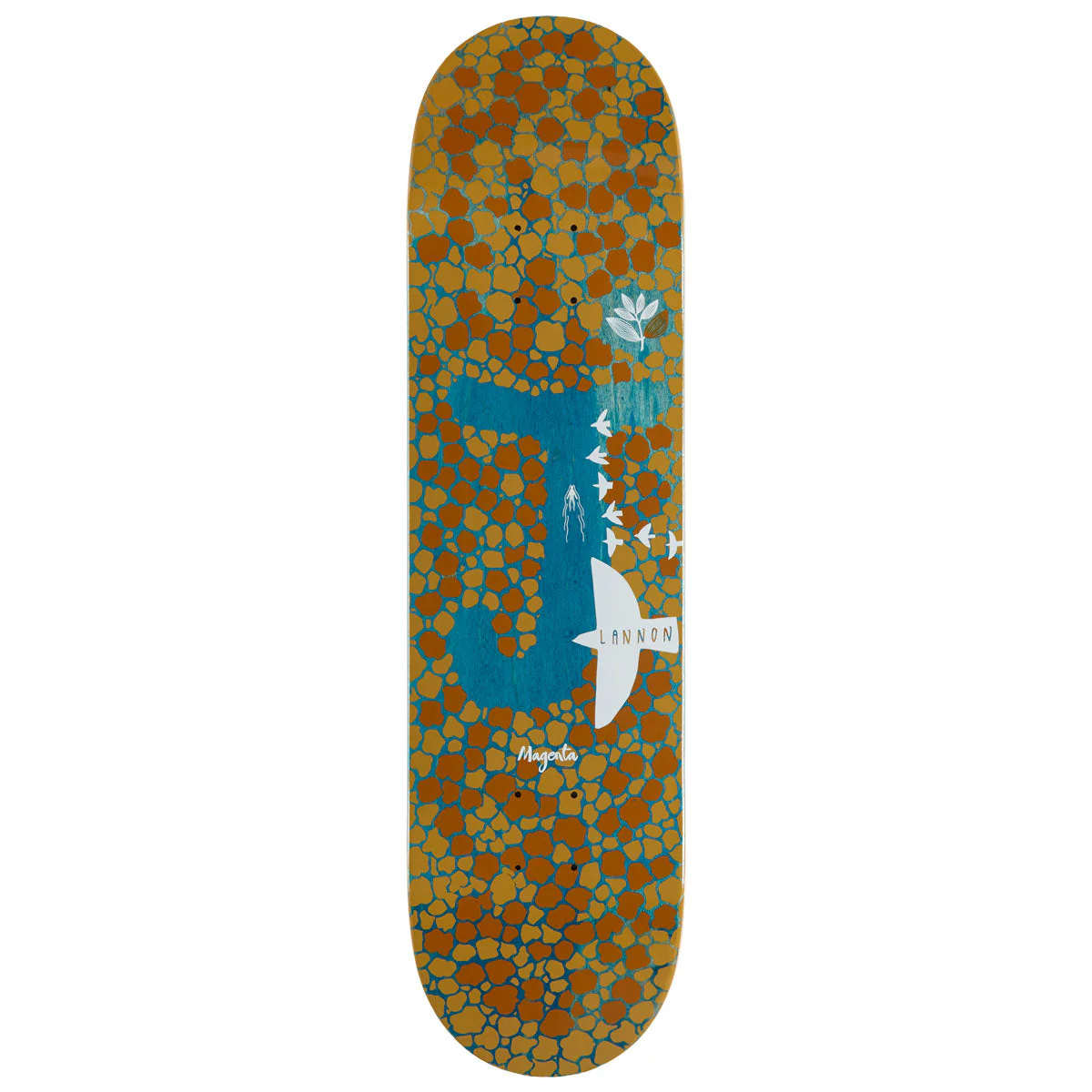 Magenta Jimmy Lannon Springwater Skateboard Deck - 8.125"