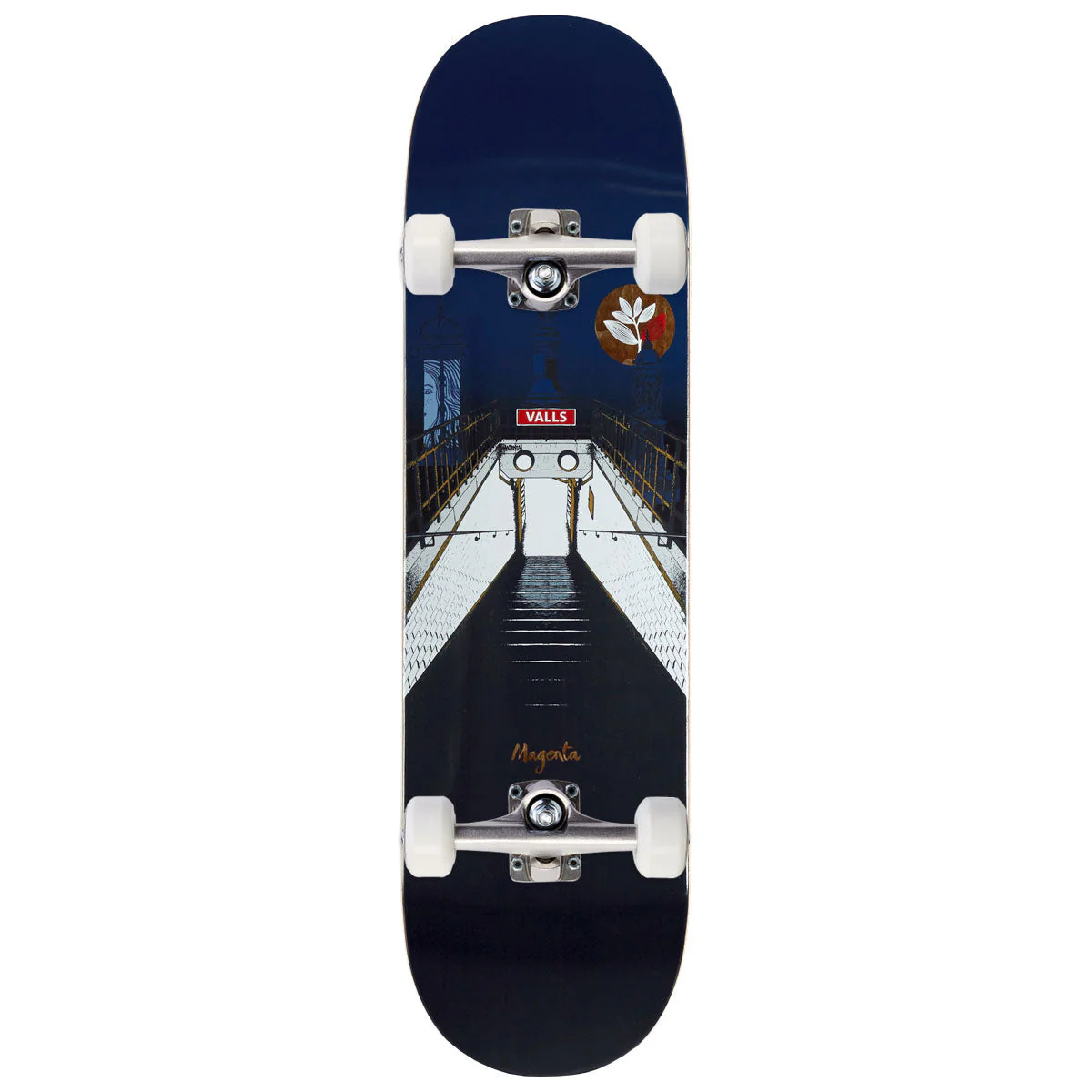 Magenta Leo Valls Metro Series Skateboard Complete - 8.50"
