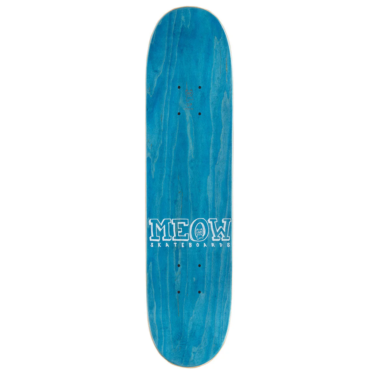 Meow Sticker Pile Skateboard Complete - Purple - 7.00" - Image 2