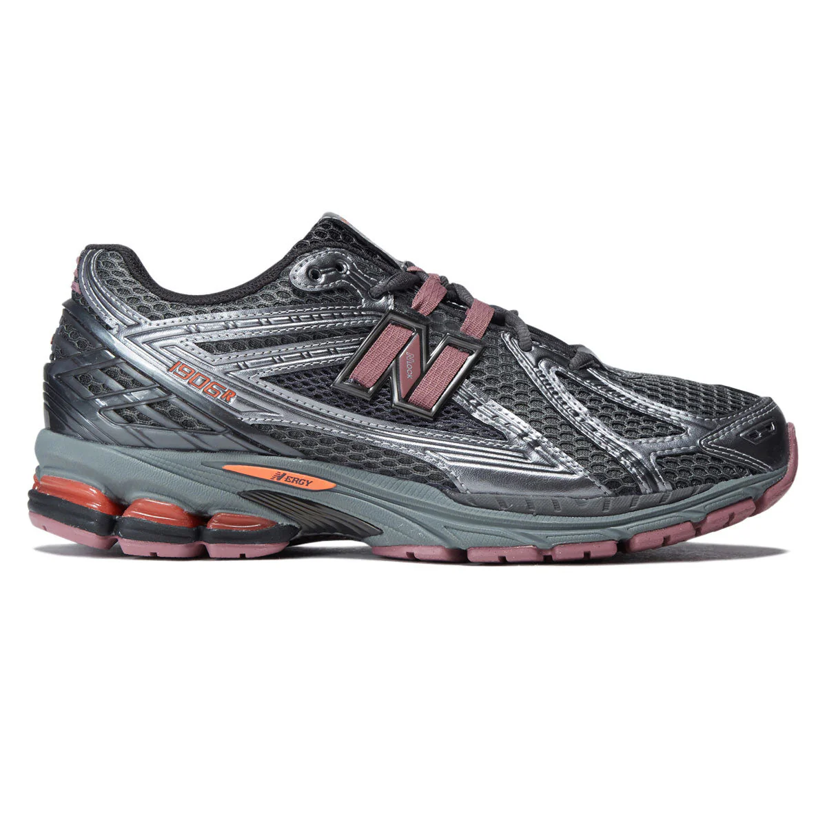 New Balance 1906R Shoes - Dark Silver Metallic/Rosewood
