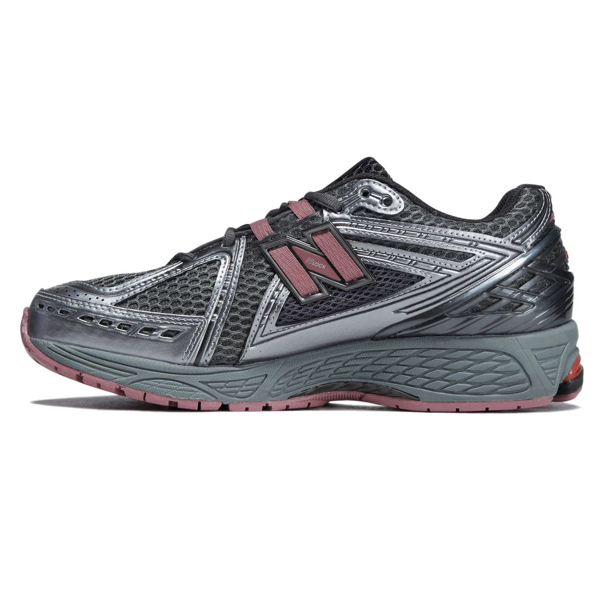 New Balance 1906R Shoes - Dark Silver Metallic/Rosewood - Image 2