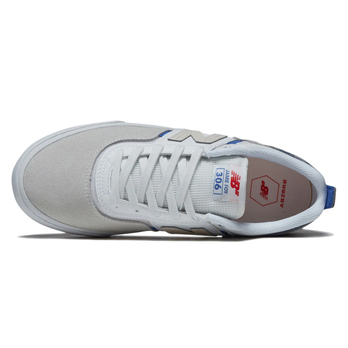 New Balance 306 Foy Shoes - White/Royal - Image 3