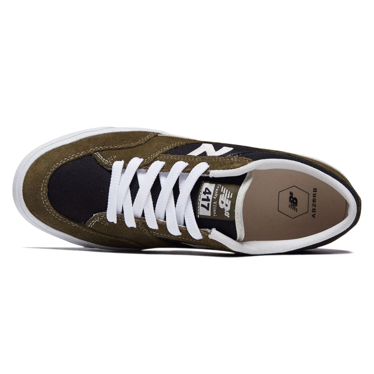 New Balance 417 Villani Low Shoes - Dark Olive/Black - Image 3