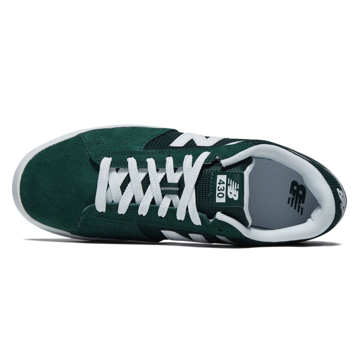 New Balance 430 Shoes - Kelly Green/White - Image 3
