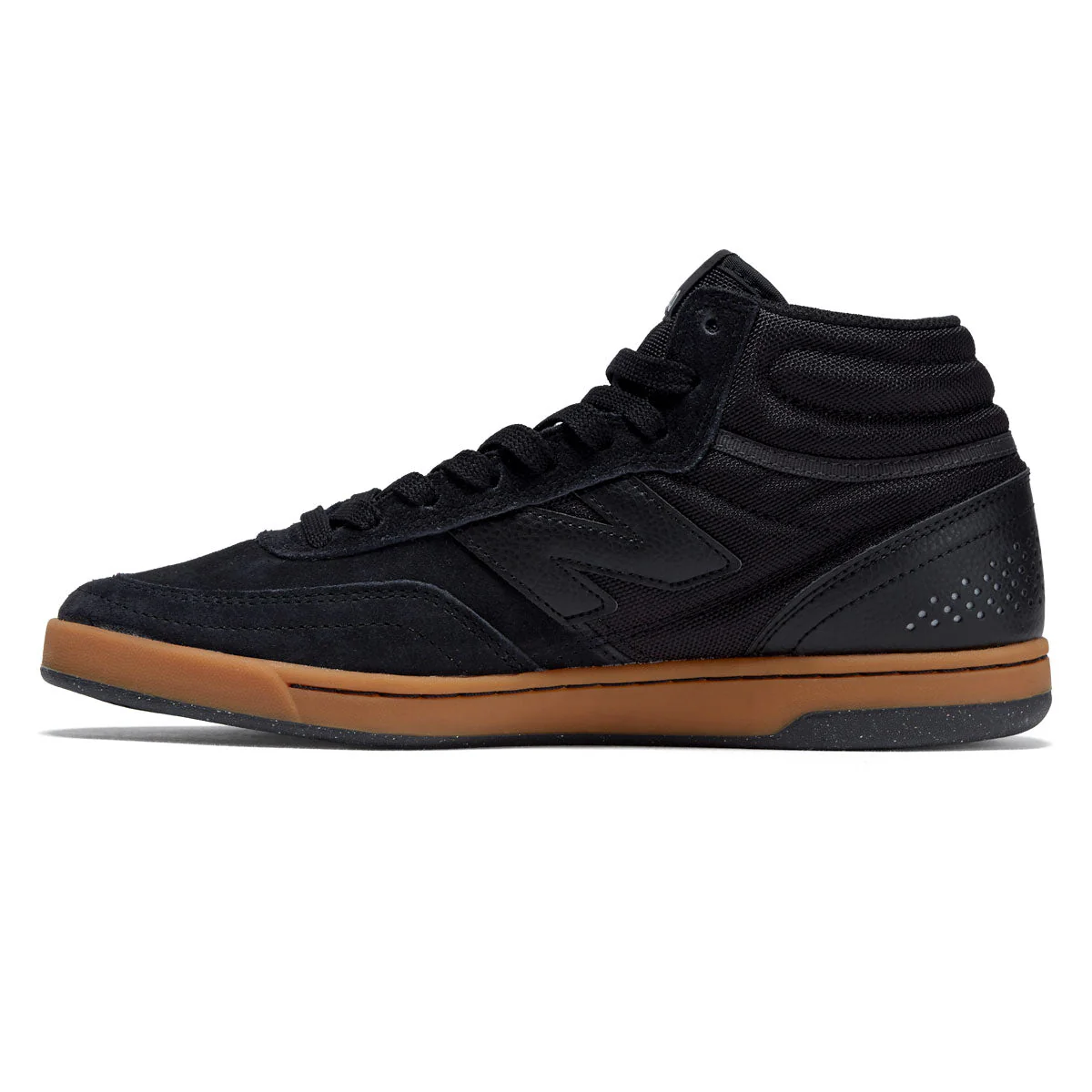 New Balance 440 Hi V2 Shoes - Black/Gum - Image 2
