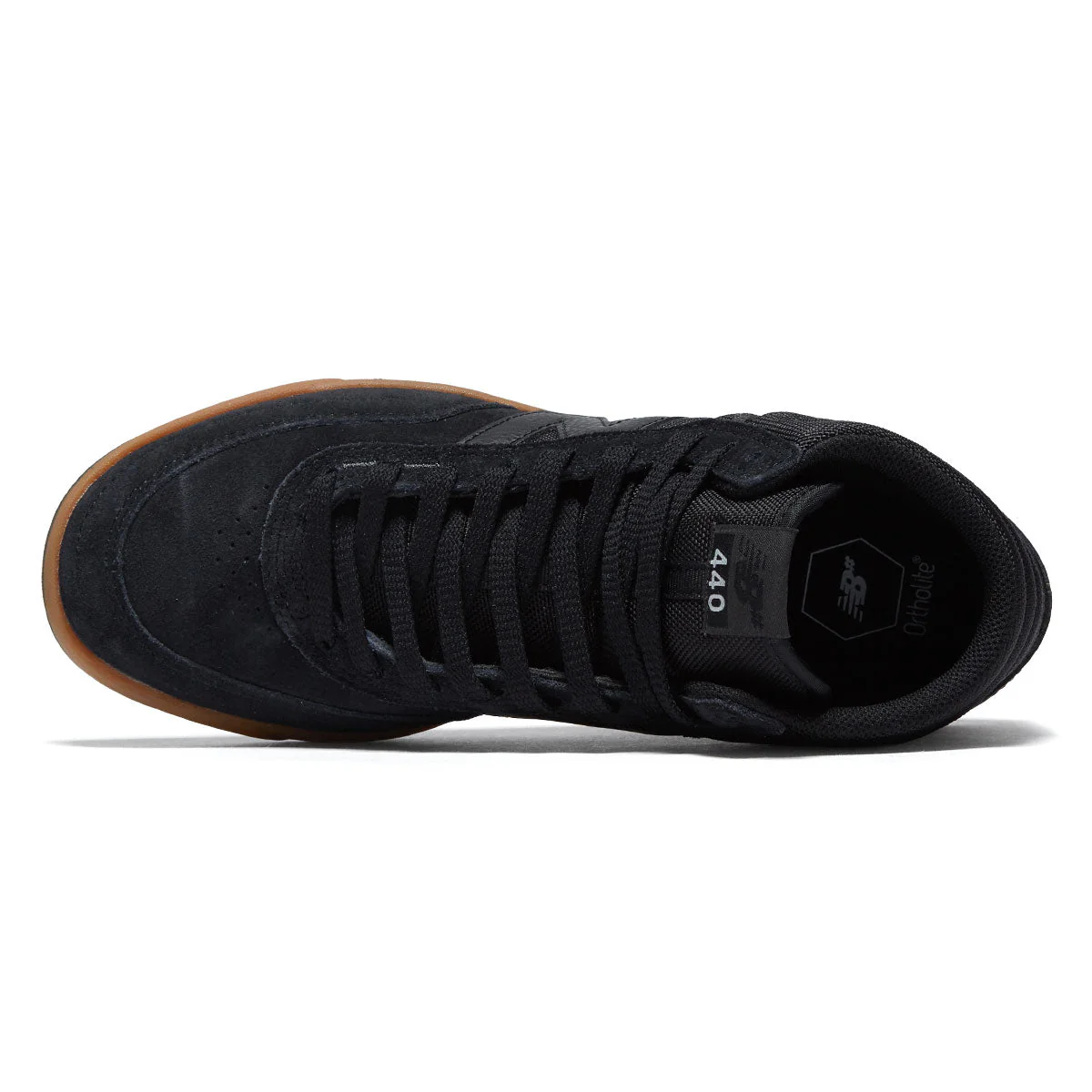 New Balance 440 Hi V2 Shoes - Black/Gum - Image 3