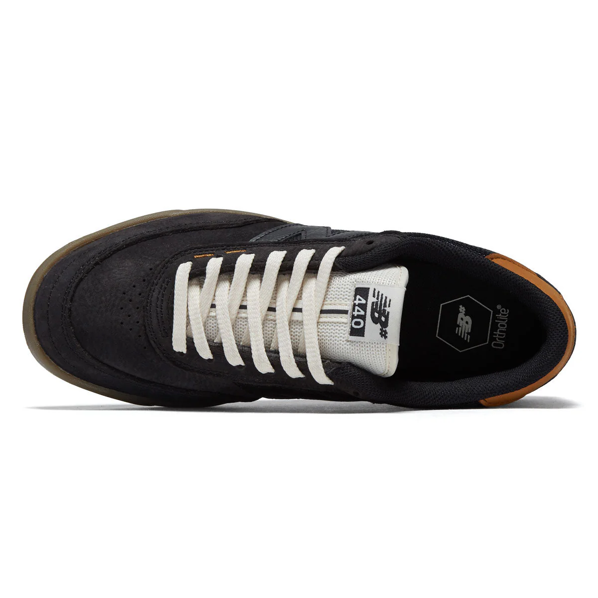 New Balance 440 V2 Shoes - Black/Gum - Image 3