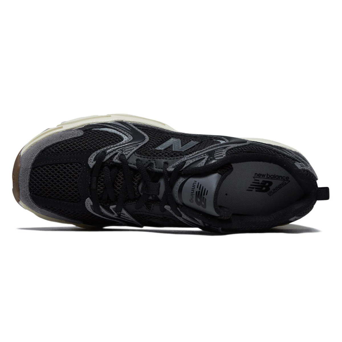 New Balance 530 Shoes - Black/Castlerock - Image 3