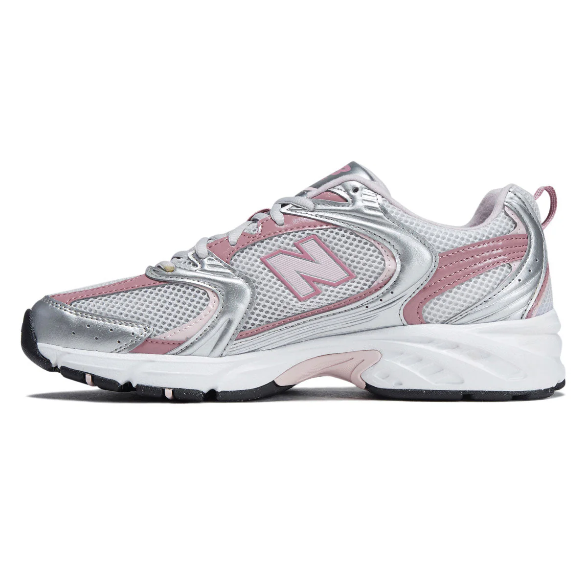New Balance 530 Shoes - Silver Metallic/Rosewood - Image 2