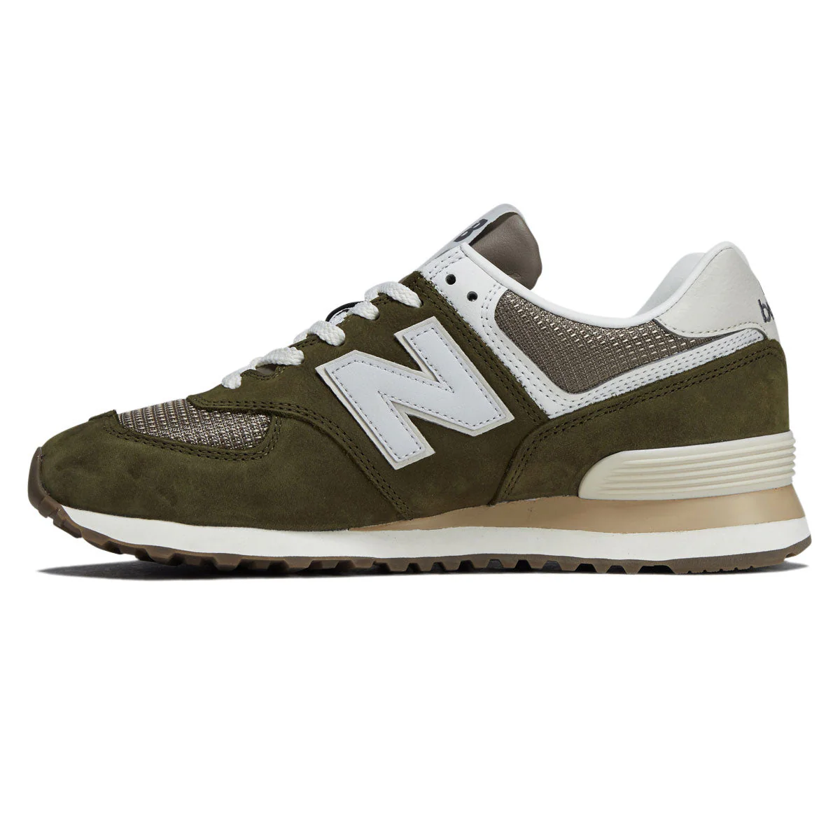 New Balance 574 Shoes - Calcium/Dark Silver Metallic - Image 2