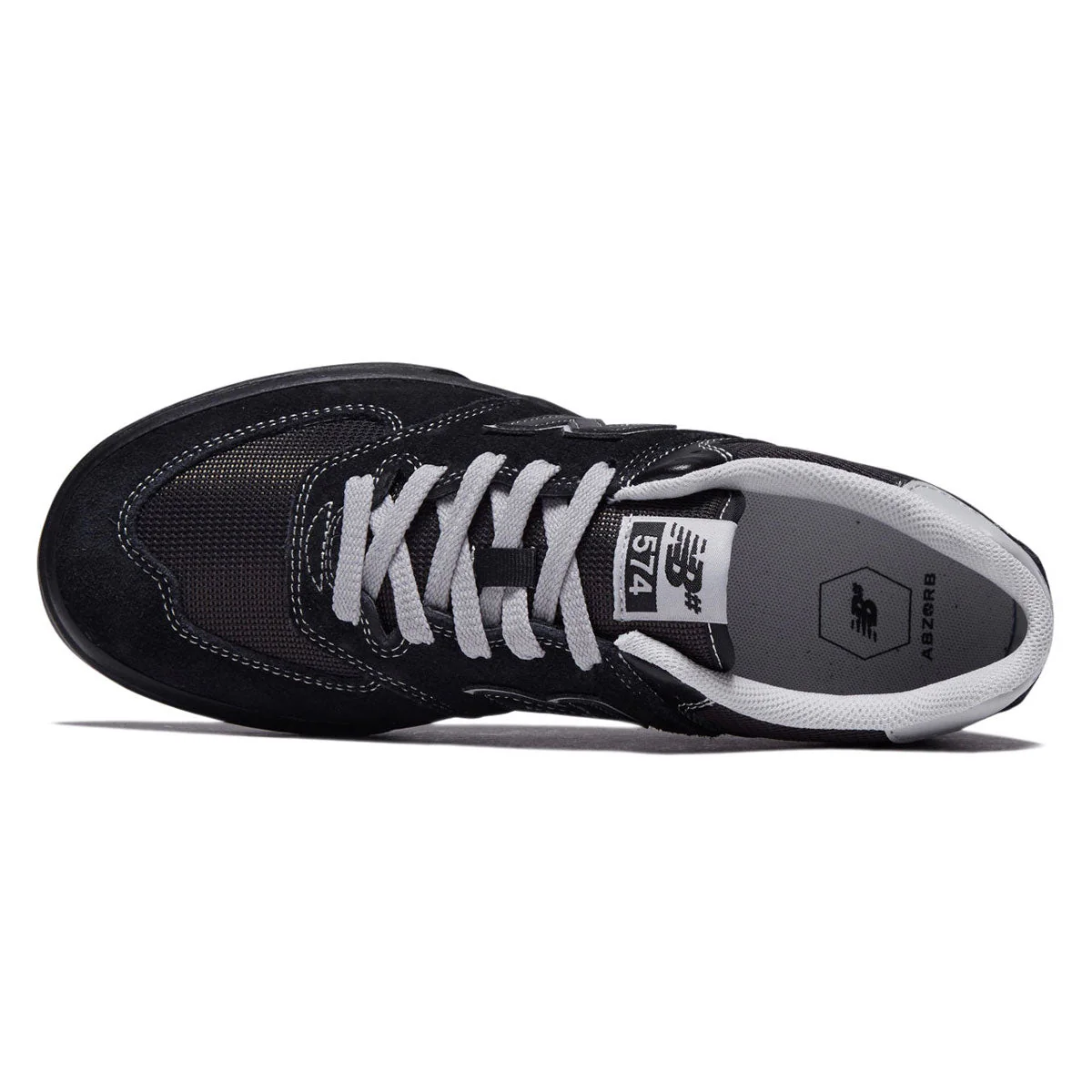 New Balance 574 Vulc Shoes - Black/Black - Image 3