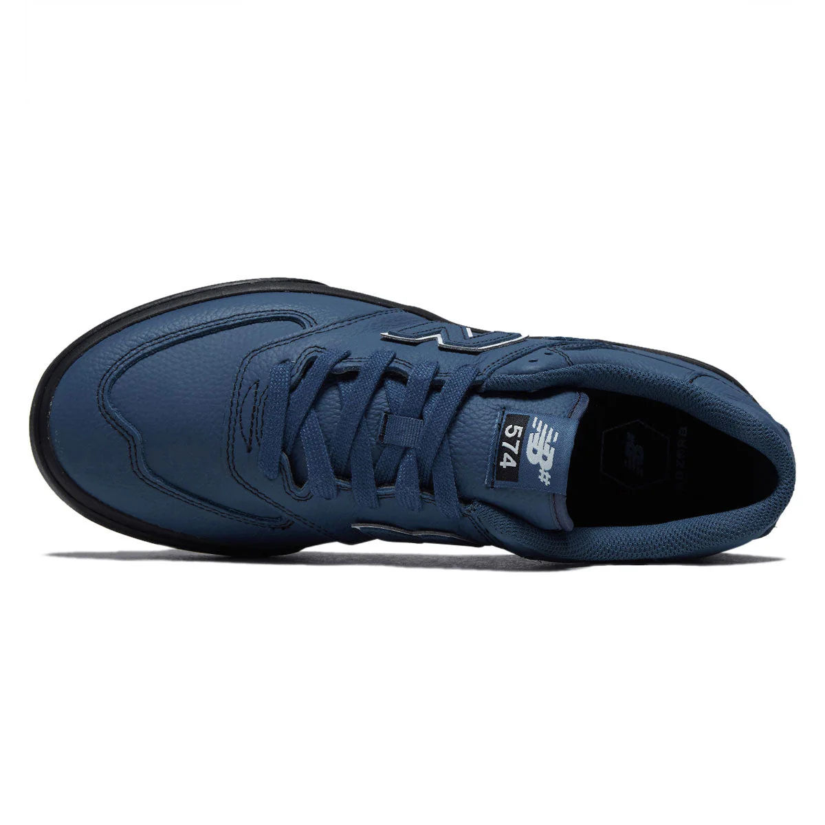 New Balance 574 Vulc Shoes - Dark Shoreline Blue - Image 3