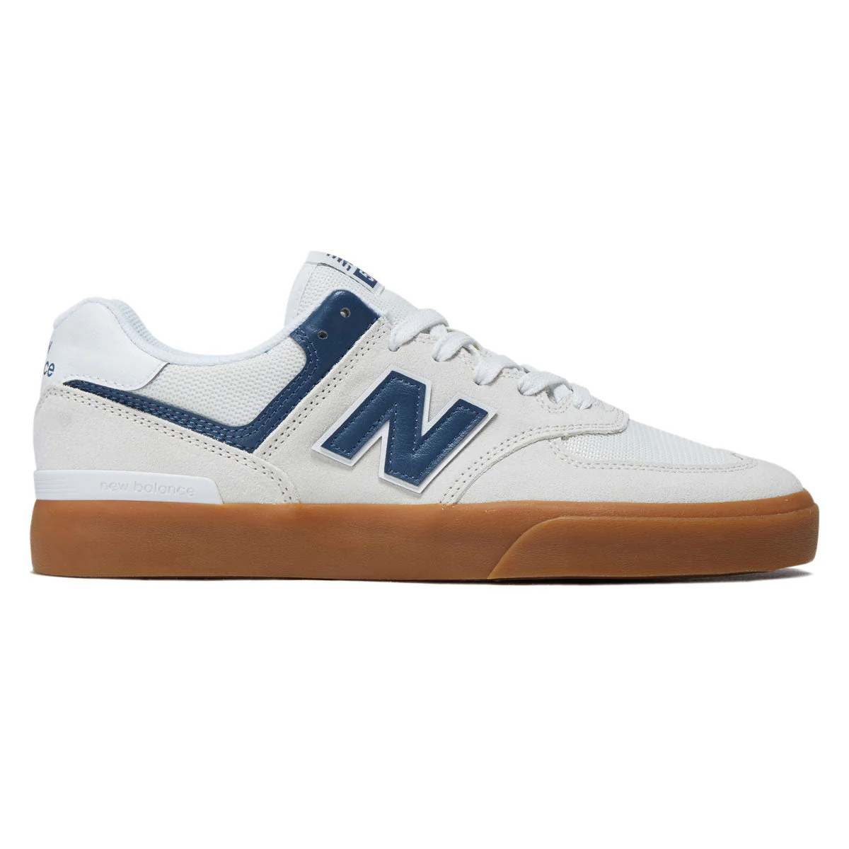 New Balance 574 Vulc Wide Shoes - Sea Salt/Blue