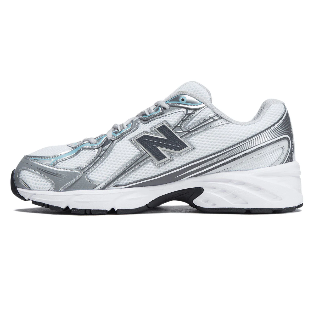 New Balance 740 Shoes - White/Castlerock - Image 2