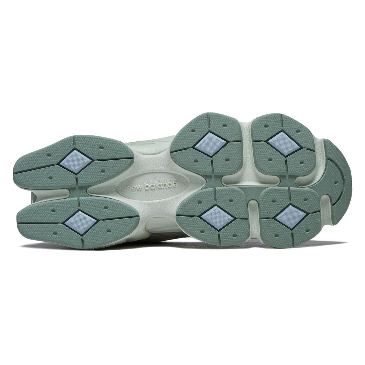 New Balance 9060 Shoes - Mosaic Green/Sea Salt - Image 4