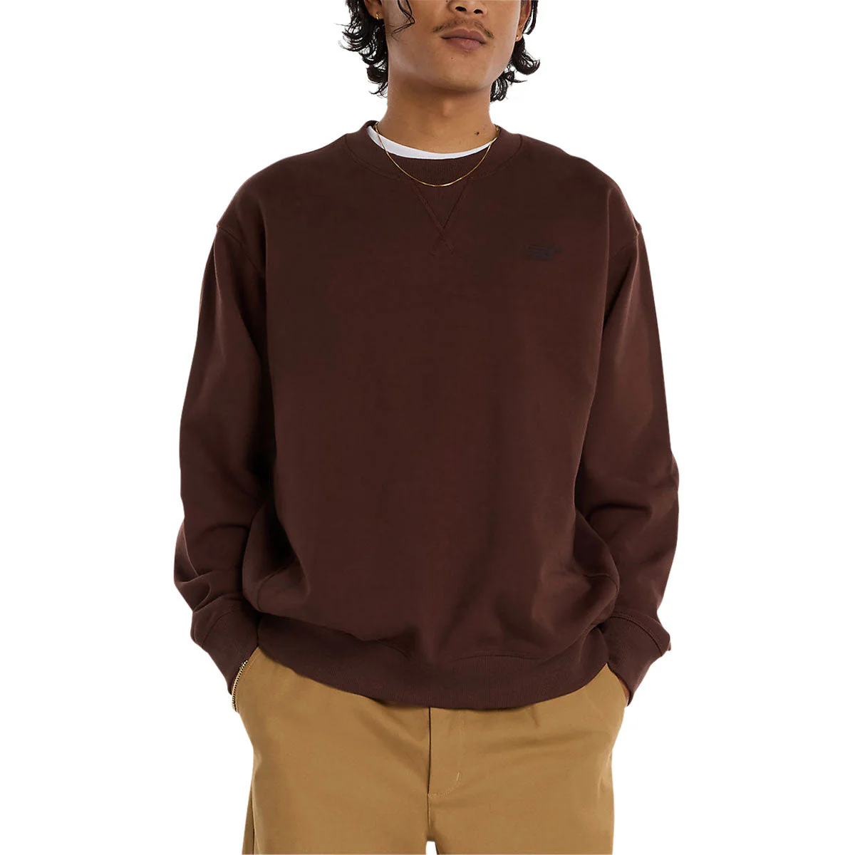 New Balance Numeric French Terry Sweatshirt - Pumpernickel