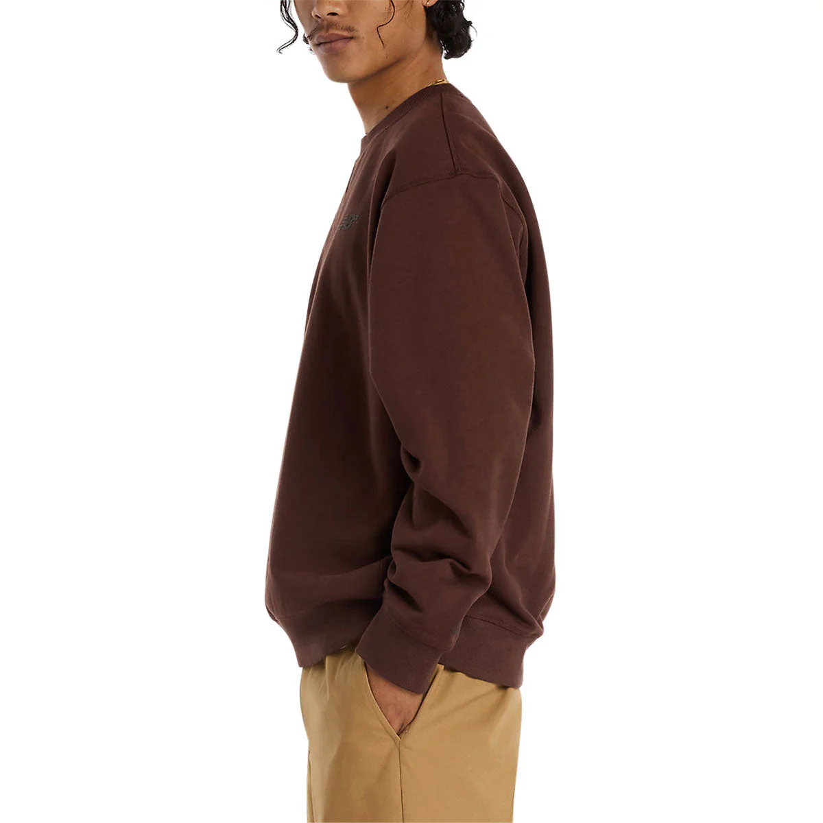 New Balance Numeric French Terry Sweatshirt - Pumpernickel - Image 3