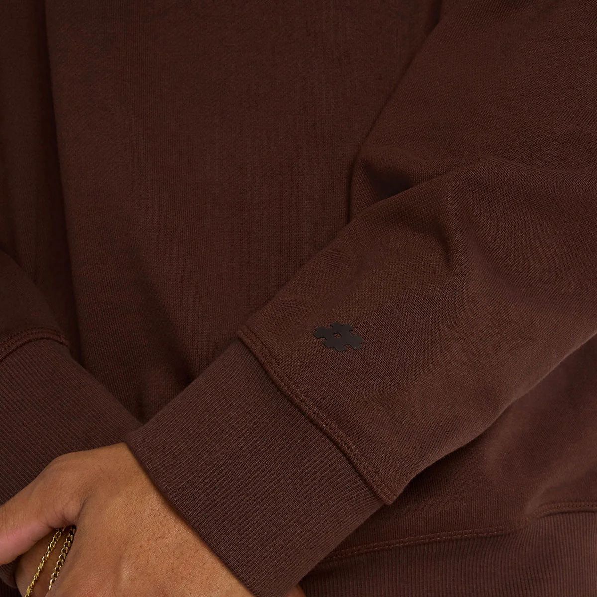 New Balance Numeric French Terry Sweatshirt - Pumpernickel - Image 4