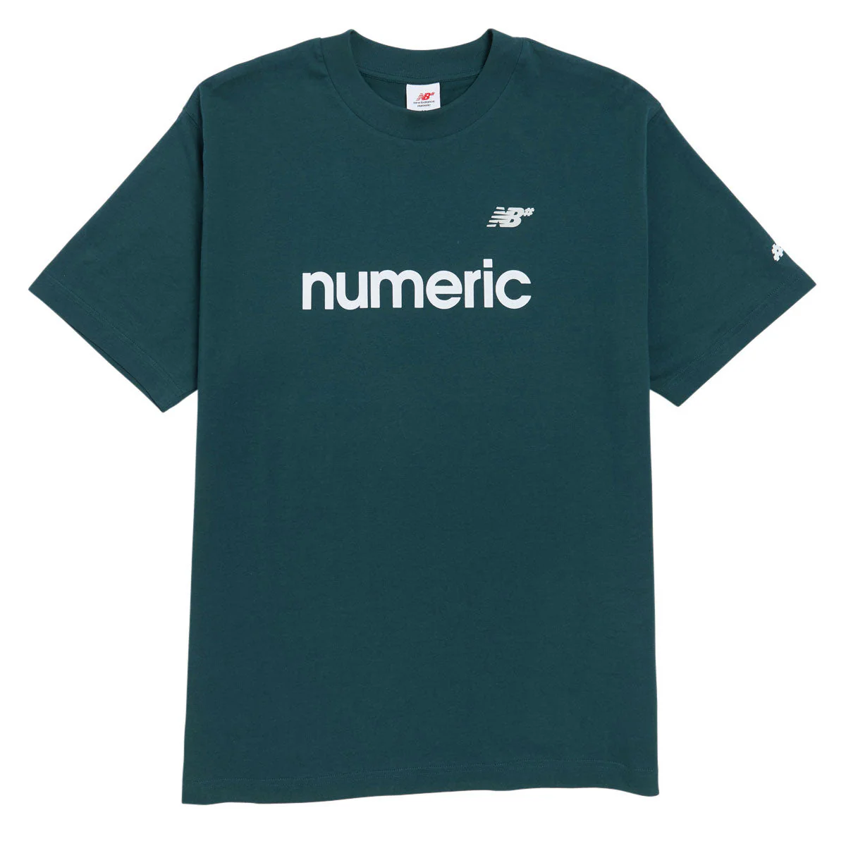 New Balance Numeric Linear Logo T-Shirt - Medusa Green