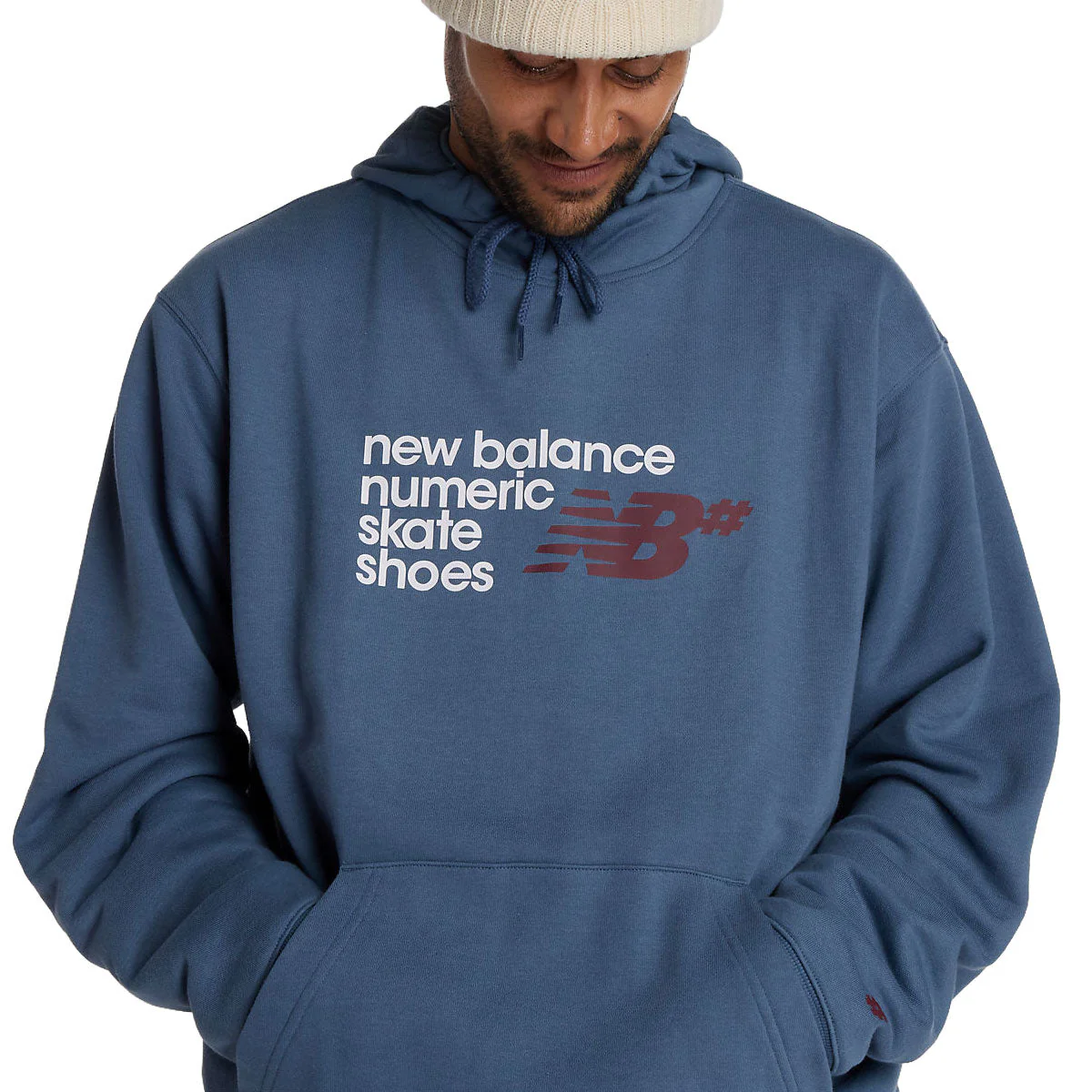 New Balance Numeric Logo Hoodie - Blue - Image 5