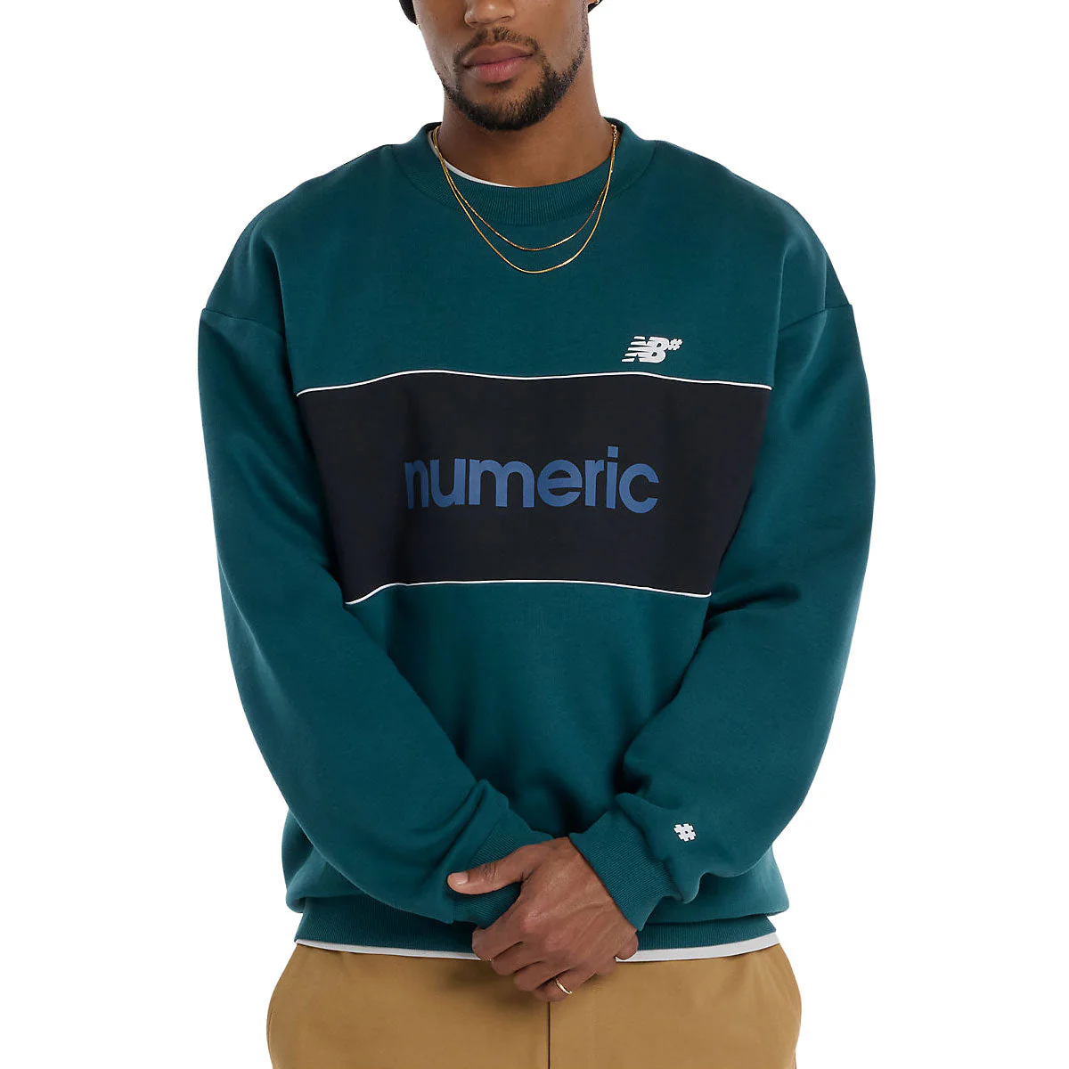 New Balance Numeric Team Sweatshirt - Medusa Green